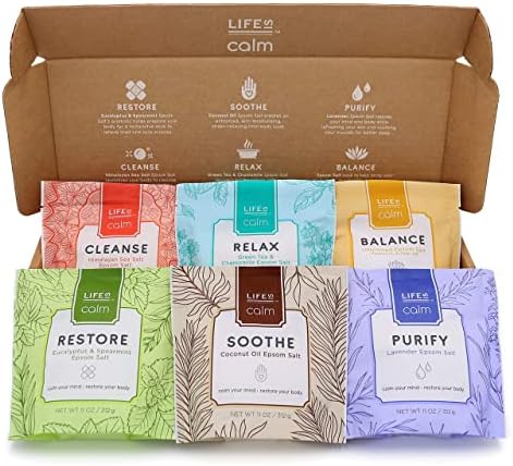 Life Is Calm Epsom Salt Spa 6-Pack l Dissolvable Therapy Formulas for Bath - Image 6