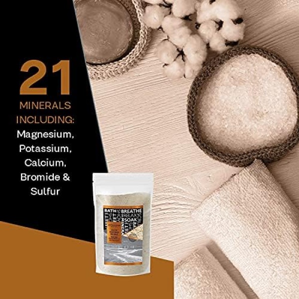 5 lbs Raw Dead Sea Salt - Contains All Dead sea Minerals Including Dead sea Mud - Image 4