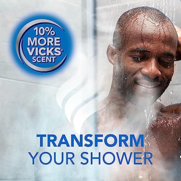 Vicks, VapoShower Plus, Shower Steamers, Eucalyptus Shower Steamer & Menthol - Image 2
