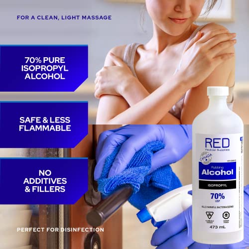 2 Bottles Isopropyl Alcohol 70 Percent Sterilization Solution 473mL (IPA) - Image 5