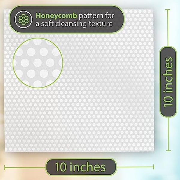 Deodorizing Body Wipes Individual Shower Wipes 100% Pure Biodegradable Bamboo - Image 3