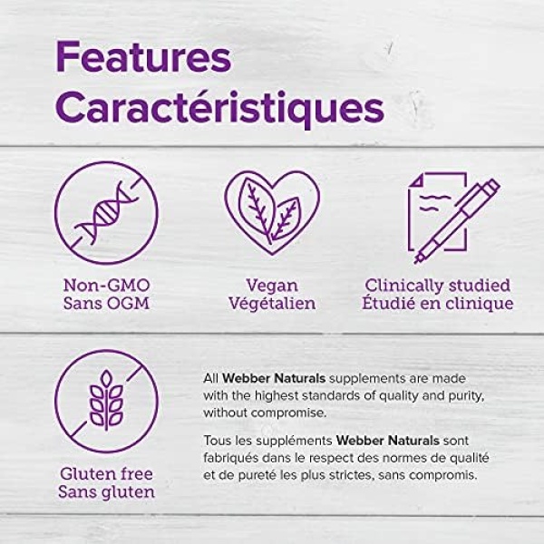 Webber Naturals Turmeric Curcumin, 3,050 mg of Raw Herb, 120 Capsules - Image 3