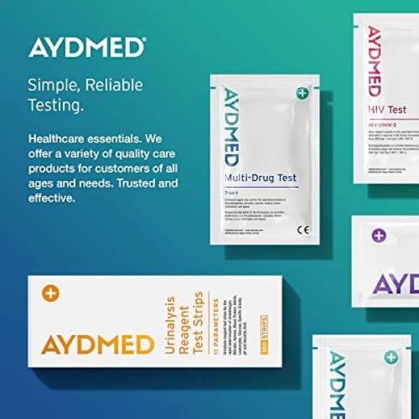 5 x Aydmed Professional 7-in-1 Rapid Drug Test Dip Cards Kit for Urine, Cocaine - Image 8