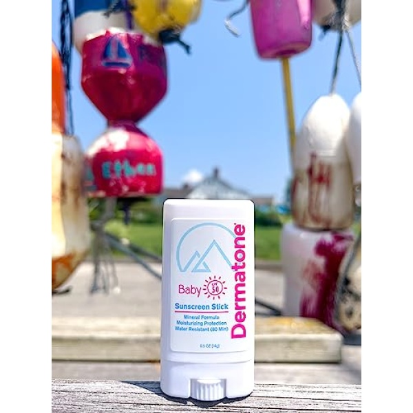 Dermatone Baby Sunscreen Stick SPF50 - Zinc Oxide Mineral Sunscreen for Babies - Image 3