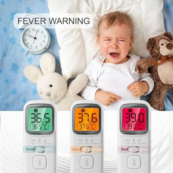 PATH PHARM Ear and Forehead Thermometer with Infrared Instant Read Digital - Image 7