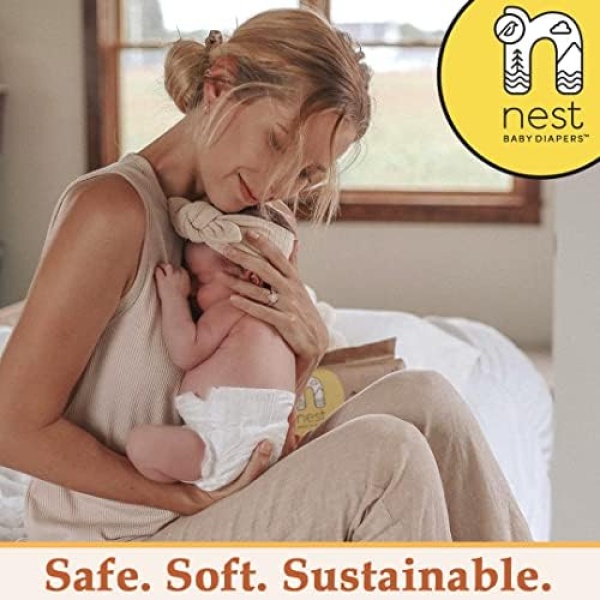 Size 1, 7-13 lbs. (112 Count) Disposable Premium Diapers for Newborn Babies, - Image 7