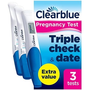 Clearblue Pregnancy Test Ultra Early Triple-Check & Date Combo Pack