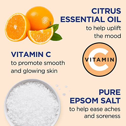 Dr Teal's Pure Epsom Salt Soak, Glow & Radiance with Vitamin C & Citrus - Image 3
