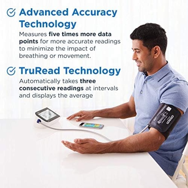 OMRON Platinum Blood Pressure Monitor, Upper Arm Cuff, Digital Bluetooth Blood - Image 6