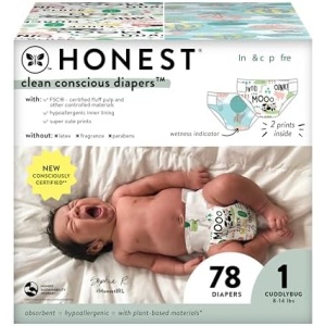 The Honest Company Clean Conscious Diapers | Plant-Based, Sustainable | Above It