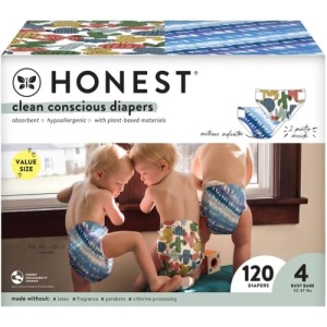 The Honest Company Clean Conscious Diapers | Plant-Based, Sustainable | Tie-Dye