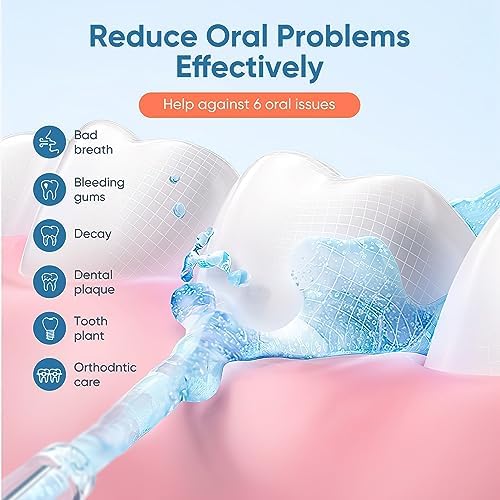 Water Dental Flosser for Teeth- Cordless Oral Irrigator with Stepless Pressure - Image 4