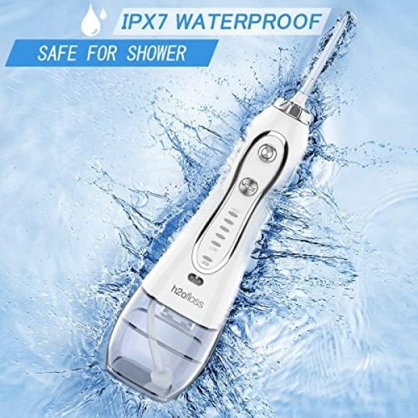 H2ofloss Water Flosser Portable Dental Oral Irrigator with 5 Modes, 6 - Image 6
