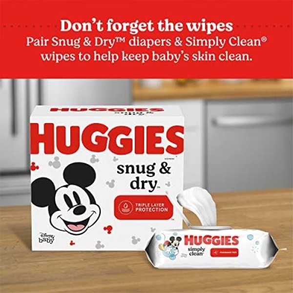 Huggies Size 2 Diapers, Snug & Dry Baby Diapers, Size 2 (12-18 lbs), 100 Count - Image 10