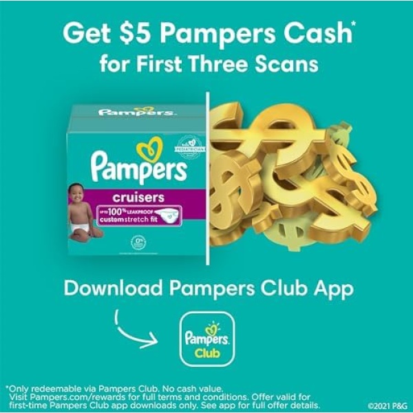 Pampers Cruisers Diapers - Size 3, 84 Count, Disposable Active Baby Diapers with - Image 8