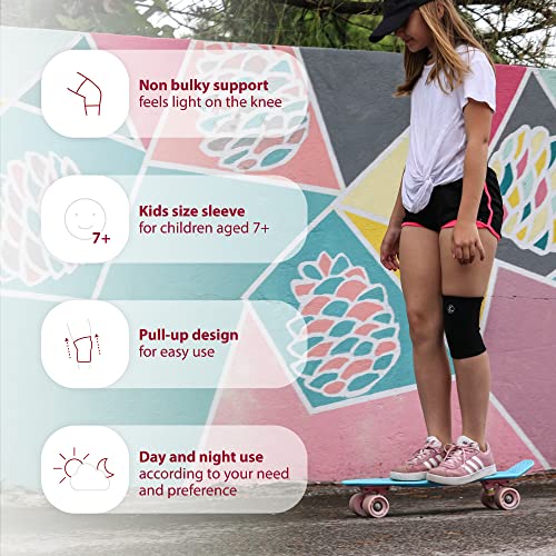 KARM Kids Knee Brace Sleeve - Youth Knee Compression Sleeve - Image 4