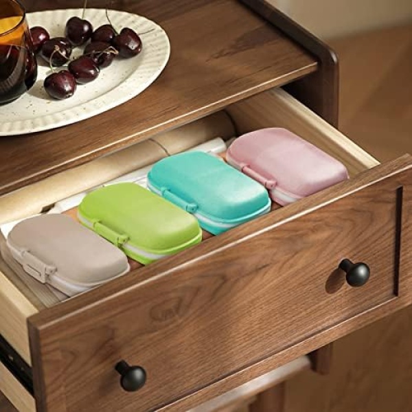 1Pack Travel Pill Organizer, 8 Compartments Portable Pill Case, Small Pill Box - Image 7