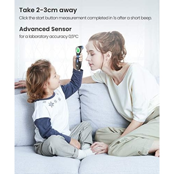 Femometer Forehead Thermometer for Adults Kids, Non Contact Infrared - Image 6