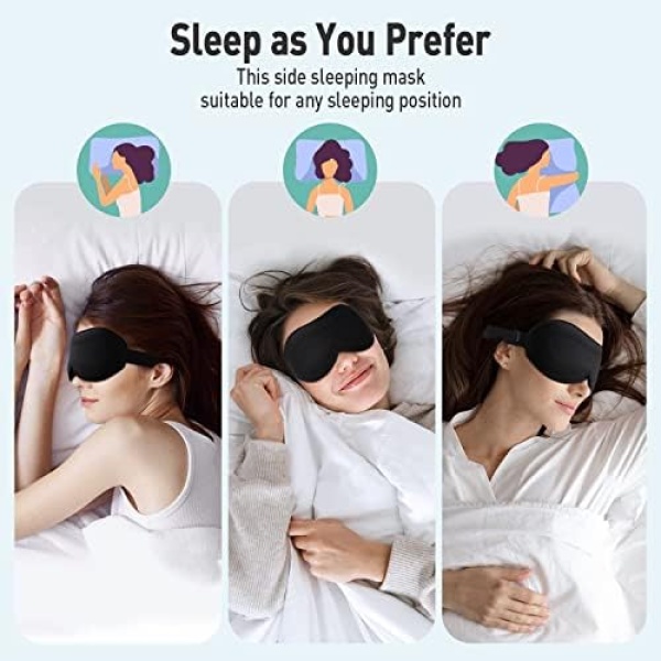 Umisleep Upgraded Sleep Mask, Perfect Sleeping Mask for Side Sleepers, 3D Ultra - Image 3