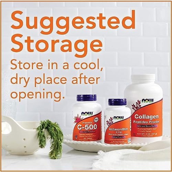 NOW - Taurine 500mg 100 Capsules - Image 4