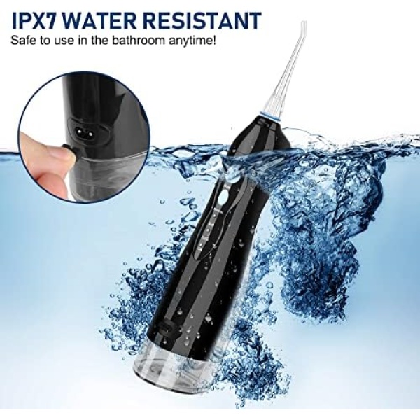 Water Flosser, NBGRLVS Portable Water Flosser for Teeth, Cordless Dental Oral - Image 5