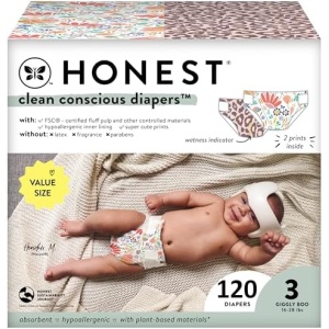 The Honest Company Clean Conscious Diapers | Plant-Based, Sustainable | Wild