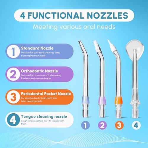 Portable Water Dental Flosser Teeth Pick Portable Cordless Oral Waterflosser - Image 5