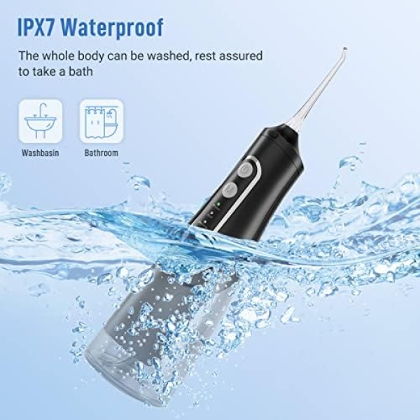 Cordless Water Flosser Teeth Cleaner Dental Oral Irrigator Picks Portable and - Image 4