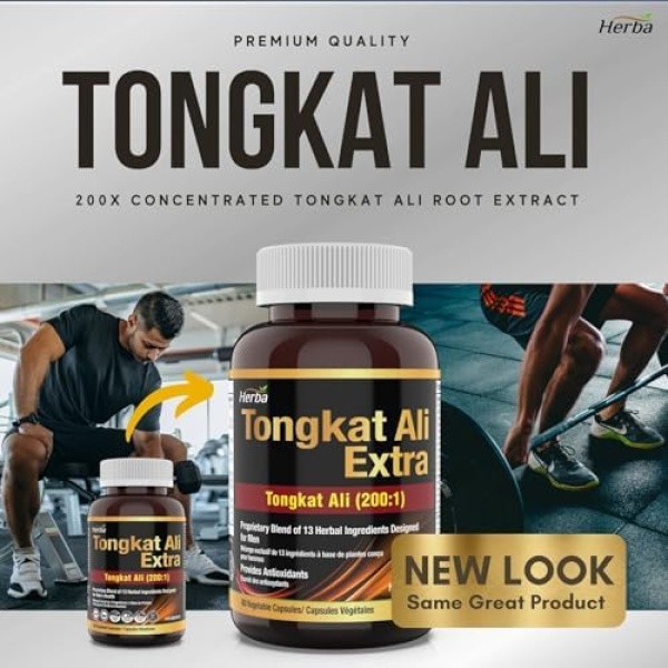 Herba Tongkat Ali Supplement for Men - 200:1 Extract – 10,000mg - Image 3