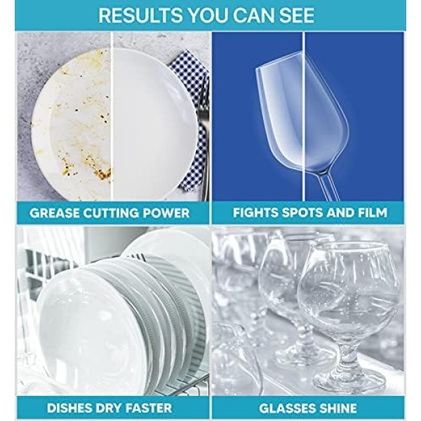 Nature Clean Automatic Dishwasher Pacs, Fragrance-Free, 60 Count - Image 3