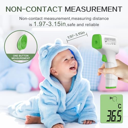 Olangda Forehead Thermometer for Babies and Adults Non-Contact Forehead - Image 7