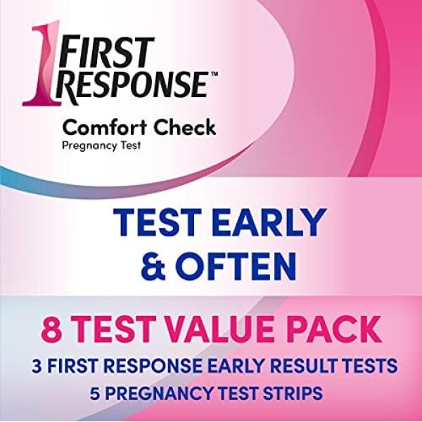 FIRST RESPONSE Comfort Check Pregnancy Test, 8 Count, Pink & White - Image 6