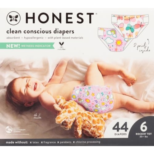 The Honest Company Clean Conscious Diapers | Plant-Based, Sustainable | Sky's - Image 2