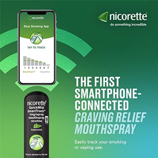 Nicorette QuickMist SmartTrack 1 mg/Spray Mouthspray Nicotine Freshmint - Image 3