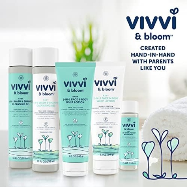VIVVI & BLOOM Gentle 2-in-1 Baby Scalp & Body Massage Oil - Image 8
