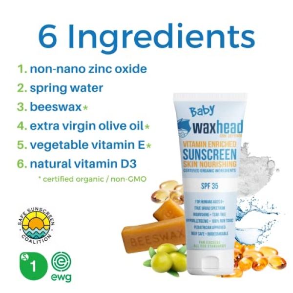 Waxhead Baby Sunscreen 0-6 months - Infant Sunscreen, Toddler Sunscreen - Image 2