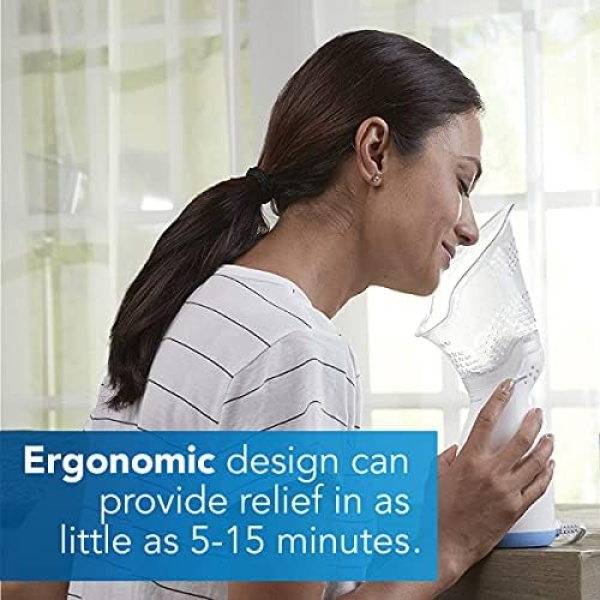 Vicks Personal Sinus Steam Inhaler with Soft Face Mask – Face Humidifier - Image 5