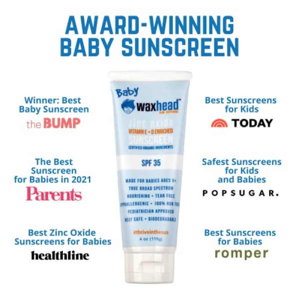 Waxhead Baby Sunscreen 0-6 months - Infant Sunscreen, Toddler Sunscreen - Image 4