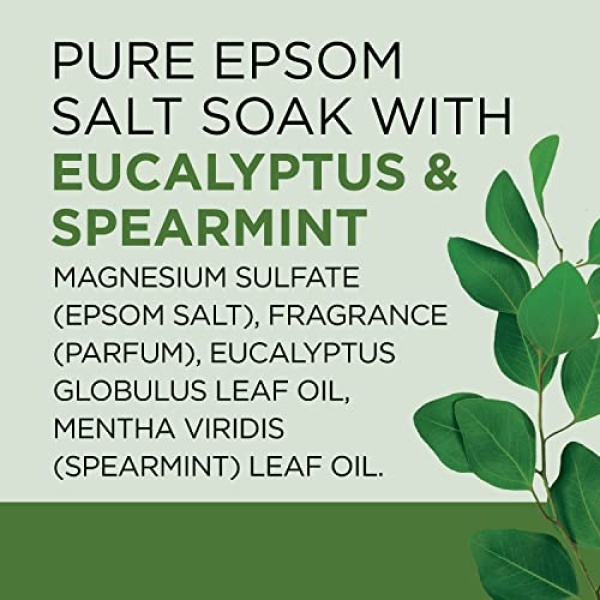 Dr Teal's Pure Epsom Salt, Relax & Relief With Eucalyptus And Spearmint, 3 lb - Image 8