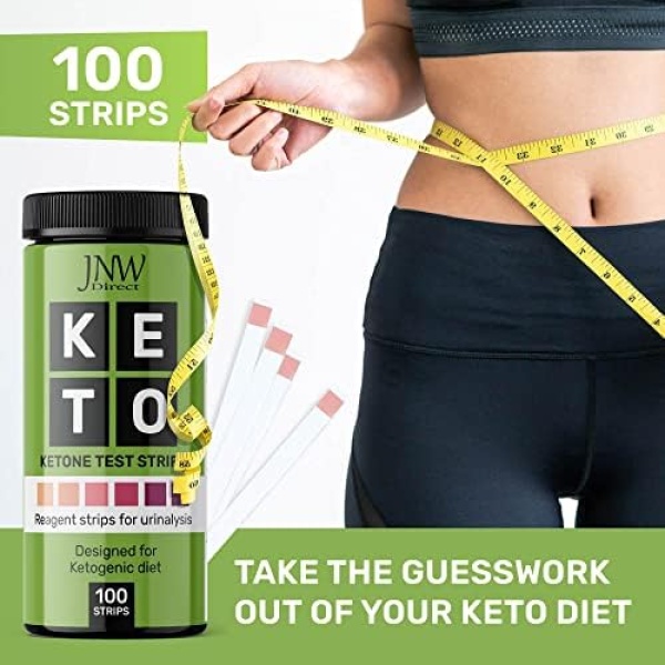 Ketone Test Strips, 100 Keto Test Strips for Keto, Low Carb Diet - Urine Test - Image 2