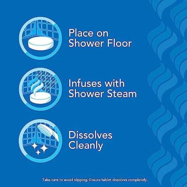 Vicks, VapoShower Plus, Shower Steamers, Eucalyptus Shower Steamer & Menthol - Image 6