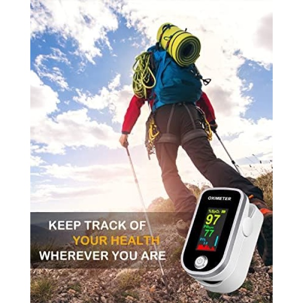 Pulse Oximeter Fingertip - Oxygen Meter Finger Pulse Oximeter - Blood Oxygen - Image 7