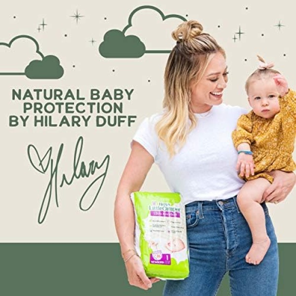 Happy Little Camper Ultra-Absorbent Natural Baby Diapers Size 2 - Hypoallergenic - Image 3
