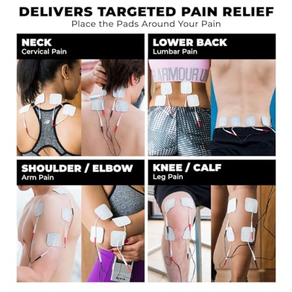 TENS 7000 Digital TENS Unit with Accessories - TENS Unit Muscle Stimulator - Image 6
