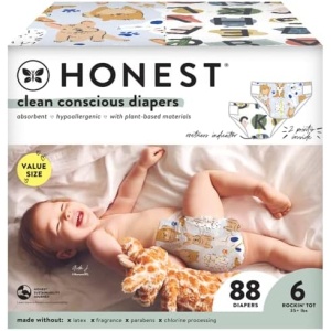 The Honest Company Clean Conscious Diapers | Plant-Based, Sustainable | All The