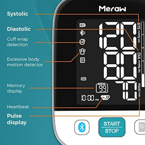 Blood Pressure Monitor Home Use, Blood Pressure Cuff Digital Arm, Blood Pressure - Image 6