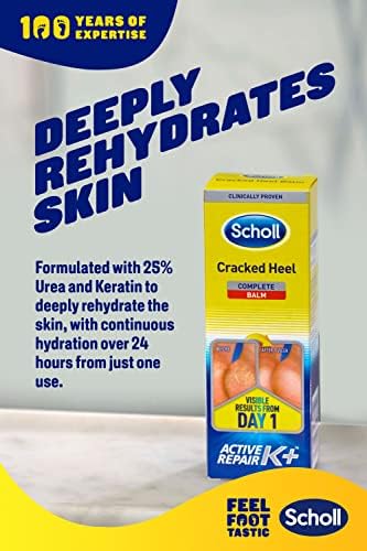 Scholl Cracked Heel Complete Cream with Repair K+, 60ml - Moisturising Treatment - Image 5