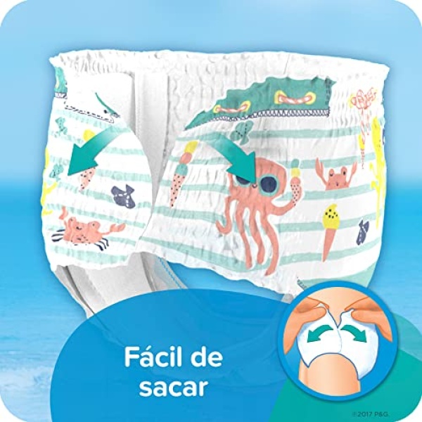 Pampers Splashers Swim Diapers Disposable Swim Pants, Medium (20-33 lb), 11 - Image 4