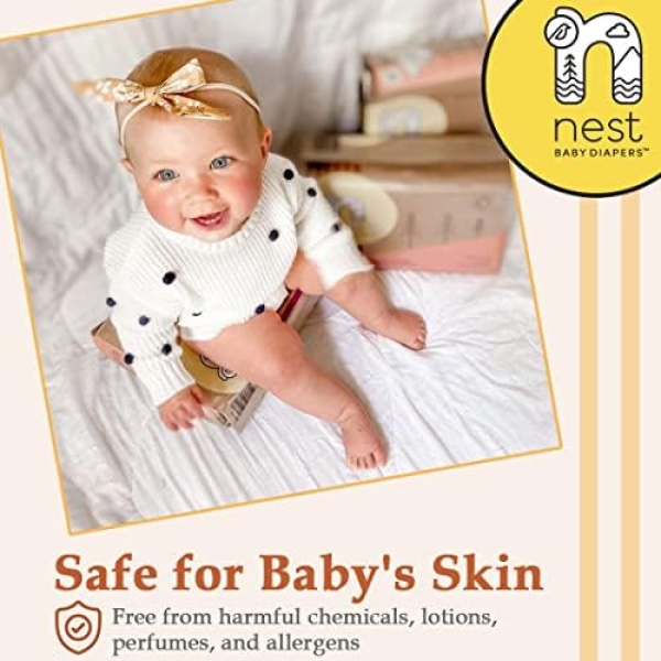 Size 1, 7-13 lbs. (112 Count) Disposable Premium Diapers for Newborn Babies, - Image 2