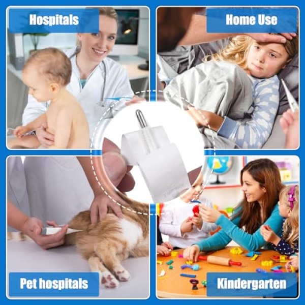 Digital Thermometer Probe Covers, 200 Pcs Disposable Thermometer Covers, - Image 7